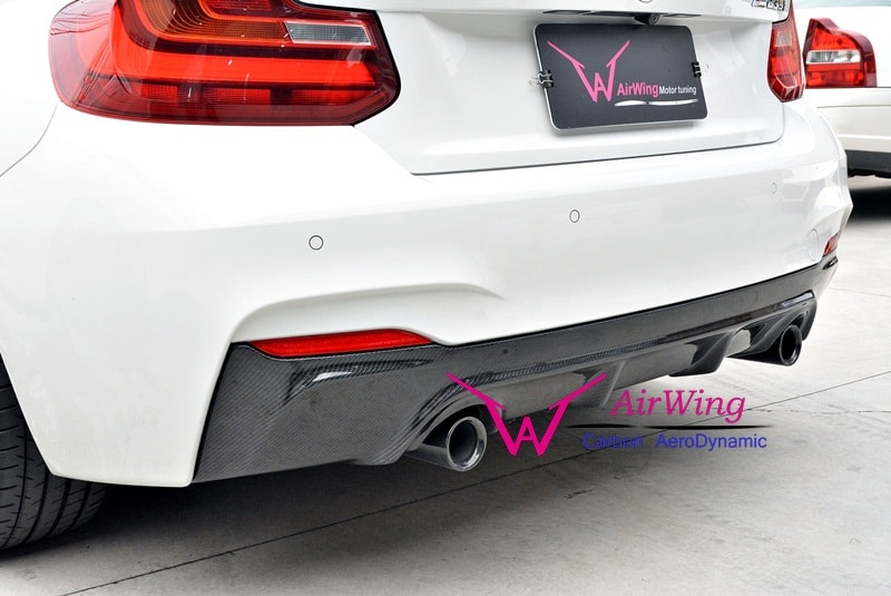 F22 - 3D Design style Carbon Rear Diffuser 2